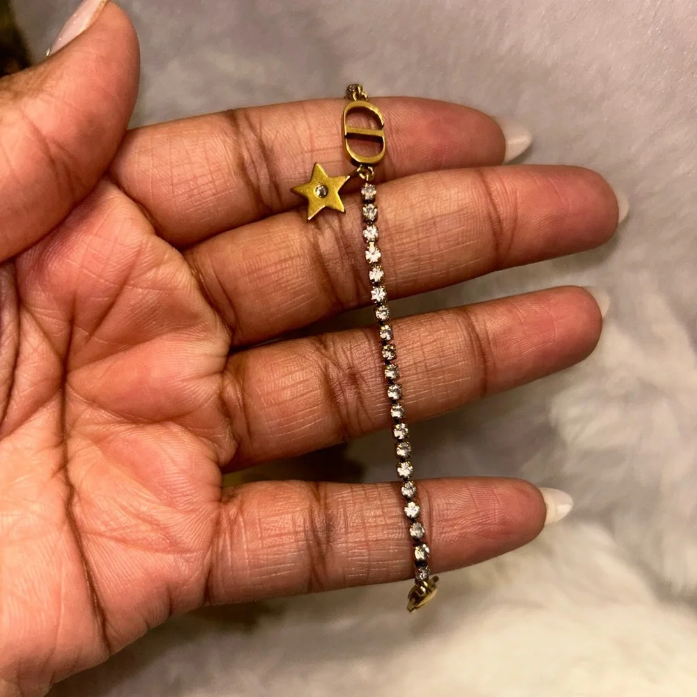 Christian Dior Star Charm Tennis Bracelet